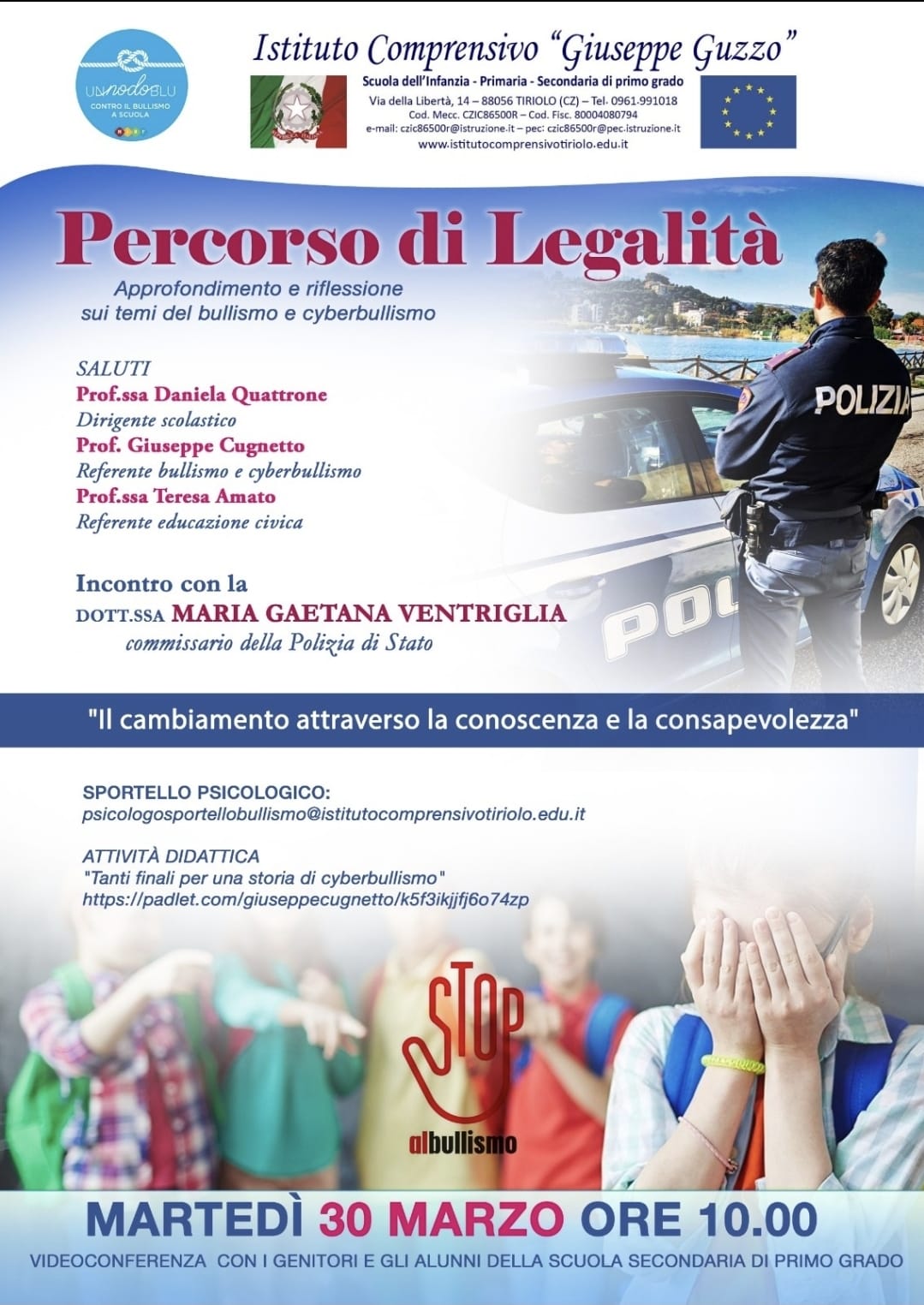 locandina legalità 30032021